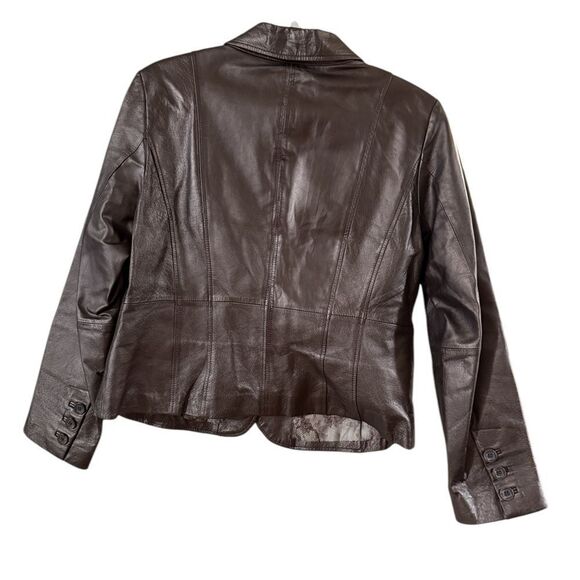 Worthington, genius, leather blazer size large - Picture 8 of 8